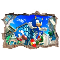 Vinilos decorativos 3d sonic generations